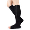 1 Pair Zipper Women Men Pain Relief Stretchy Stockings Compression Sports Socks Support Open Toe