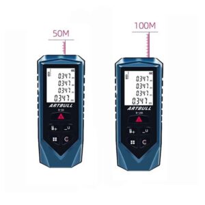 c42ba11931ba8d12 ARTBULL Infrared Rangefinder 50m 100m Digital Laser Distance Meter Tape Measure