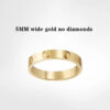 c42bfc99b9bbbb8e designer ring Screw Mens Rings Woman Classic Lover for Love Wedding Diamond Ring Gold Sier Rose Never Fade Not Allergic -4/5/6mm
