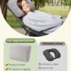 c42f5480c8fadc9e ENITYA Camping Pillow with Washable Cover - Travel Essentials, Memory Foam Backpacking Pillow, Portable for Camping, Air Travel, Hiking, Beach, Hammock, Medium(Grey)