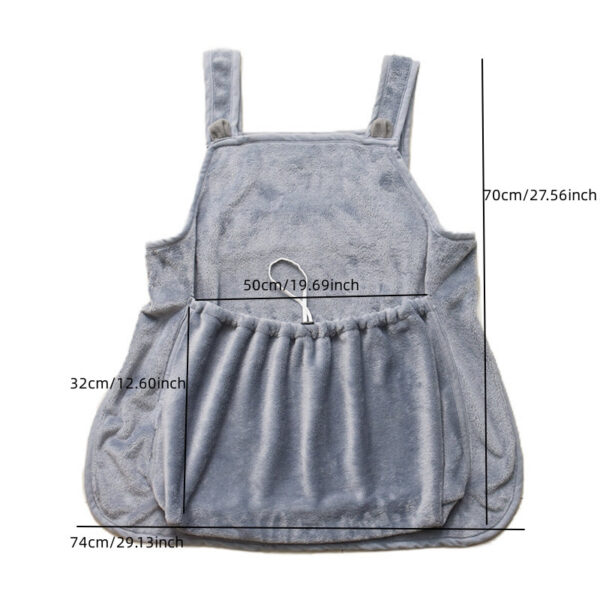 Comfortable Apron For Holding Cats Soft Kitten Bib Kangaroo Pocket Pet Clothes Sleeping Pussy Hing Suit Litter Dog Supplies