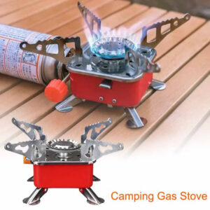 Camping Mini Big Power Heater Gas Stove Outdoor Tourist Burner Cooker Portable Picnic Cookware Barbecue BBQ
