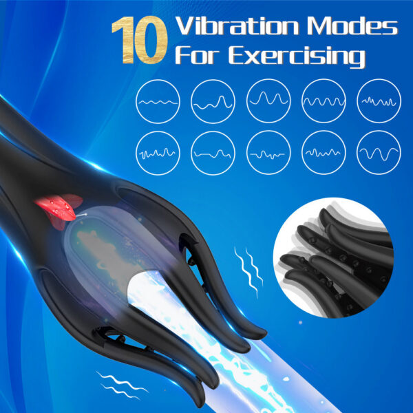 c47a600b83b288c3 Glans Trainer for Men Powerful Vibrating G Spot Masturbator Soft Fingertip Prolong Endurance Massage Vibrator Erotic Toys