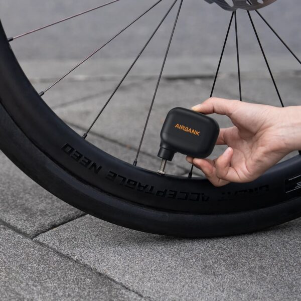 c4835c4de365a171 AIRBANK AS100 Mini Portable Bicycle Pump Rechargeable Air Inflator 100PSI Type-C Bike Accessories for Bike Schrader Presta Tires