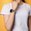 Laffav Compatible with Apple Watch Band 41mm 40mm 38mm iWatch Series 9 & Ultra 2 & SE & Ultra & Series 8/7/6/5/4/3/2/1 for Women Men, Colorful Jellyfish, M/L