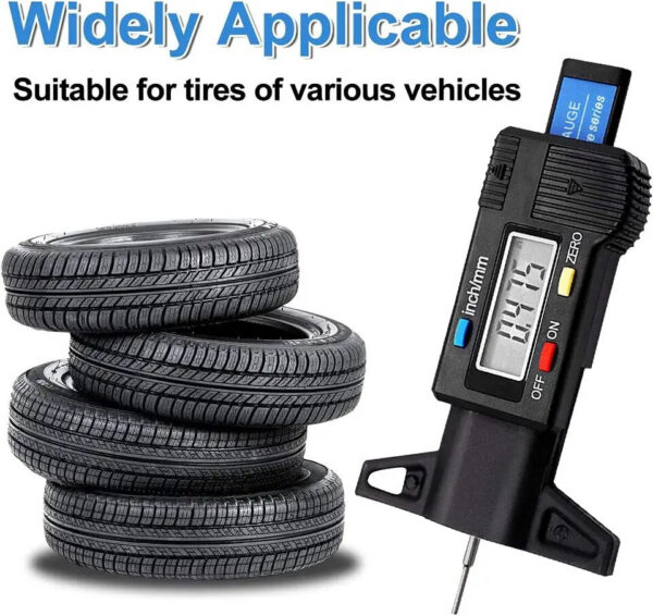 c4dc2192d2e5b823 1PC Digital Depth LCD Tread Gauge For Car Tire 0-25mm Measurer Tool Caliper Repair Tools