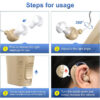Digital Rechargeable Aids the Personal Enhancement Sound Amplifier for Elderly Hearing Loss