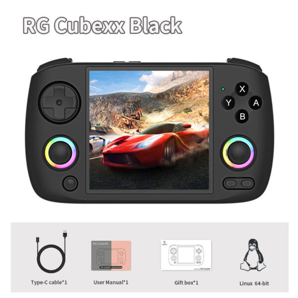 c50b58aa5929cbd0 ANBERNIC RG CubeXX Handheld Game 3.95" IPS 720*720 Screen ux WIFI Bluetooth HD-Connection Retro Video Gaming Console