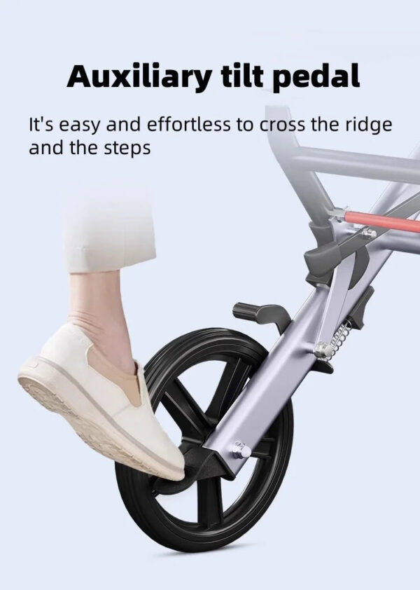 Mobility Medical Equipment Mobility Wheelchair China Factory Lightweight Wheelchair for Elderly Disabled