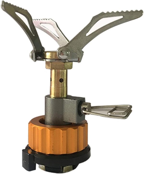 c5102e68bea7f132 DESERT & FOX Ultralight Mini Camping Stove, 2600W Power Titanium Alloy Automatic Foldable Outdoor Cookware Tool for Picnic, Cookout, Camping, Hiking