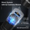c525a34e65fbd3aa EZ Caster Wireless Cartridge Tattoo Machine pen Rotaty Battery Pen with Portable Power Pack 1500mAh LED Digital Display