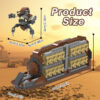 BuildMoc Space Movie War Platoon Attack Building Blocks Set hine and DestRobot Bricks Toys For Children Birthday Gifts