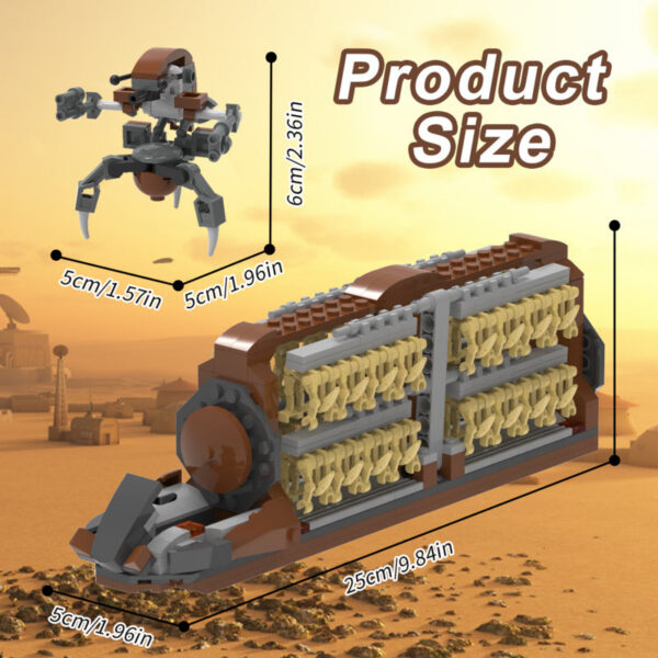 BuildMoc Space Movie War Platoon Attack Building Blocks Set hine and DestRobot Bricks Toys For Children Birthday Gifts