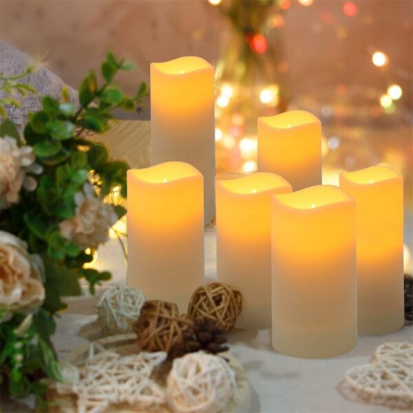 c53c7d1dad910e18 1k LED Flameless Candle Lights Simulated Flame Flickering Tea Light With Remote Control For Home Decoration Battery Operated