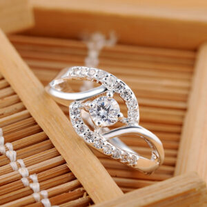 c54eb51ff6bf26d3 New streetwear Sterling Sier Shiny Zircon diamond Rings For Women Wedding Party Gifts fine Jewelry engagement rings