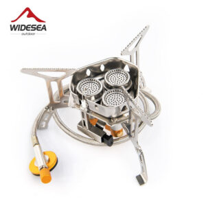 c558a00449703358 Widesea Camping Tourist Burner Big Power Gas Stove Cookware Portable Furnace Picnic Barbecue Tourism Supplies Outdoor Recreation