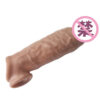 14/16/20CM Realistic Penis Sleeve Extender Reusable Dildos Condom Delay Ejaculation Dick Enlargement Sex Toys for Men