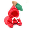 Cute Fruit Dog Clothes Hoodies Warm Fleece Pet Clothing Cat Costume Coat for Puppy Small Medium Dogs Cats