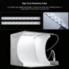 c5657d16890fa5ec PULUZ 20cm Mini 2 LED Panels Folding Portable 1100LM Light Photo Lighting Studio Shooting Tent Box Kit with 6 Colors Backdrops