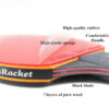 c568970a539d5988 6 Star Table Tennis Racket 2PCS Professional Ping Pong Racket Set Pimples-in Rubber Hight Quality Blade Bat Paddle with Bag