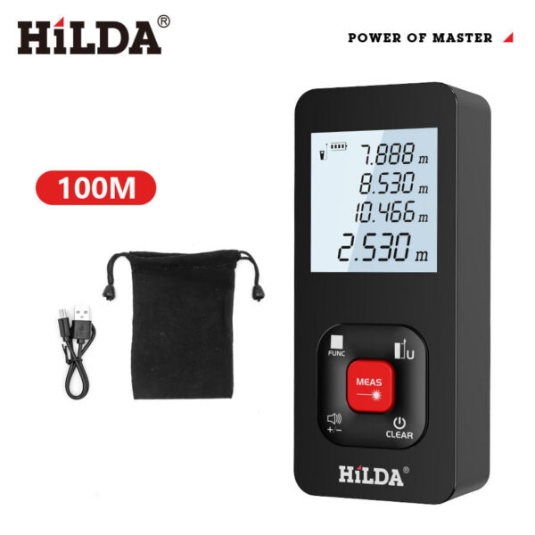 Mini Rangefinder Distance Meter digital rangefinder Tool Laser Tape Range Finder Building Measure Ruler 50M/100M/120M