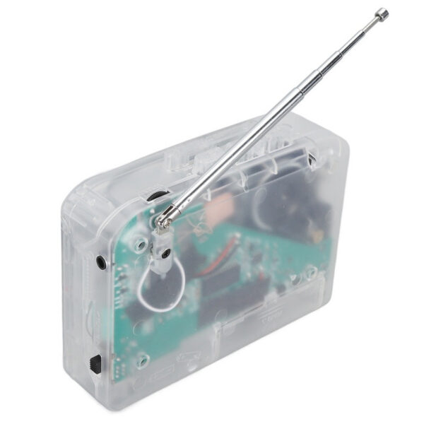 Portable Player Auto Reverse Clear Stereo 3.5mm Headphone Jack Cassette Tape to MP3 Converter Support FM AM Radio