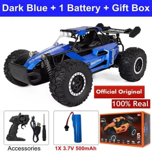 Radio 1:16 Model RC Car With LED Lights 2WD Off Road Remote Control Racing Drift Climbing Vehicle Cars Toys Gifts for Boys Girls