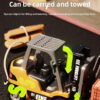 1/64 2.4G RC Mini Alloy Forklift With Trailer Desktop Game Full-scale APP Remote Control Engineering Lift Truck Kids Toys Gifts