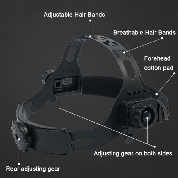 c587920638cf0d72 Mask Solar Automatic Dimming Large View True Color 130℃ High Temperature Resistant Welder Auto Darkening Welding Helmet