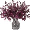 c5937b1eee8a6333 Momkids 6 Pcs Babys Breath Bulk Artificial Faux Silk Flower Gypsophila Bouquet Winter Real Touch Fake Floral for Office Kitchen Wedding Restaurant Centerpieces Christmas Party Decor (White)