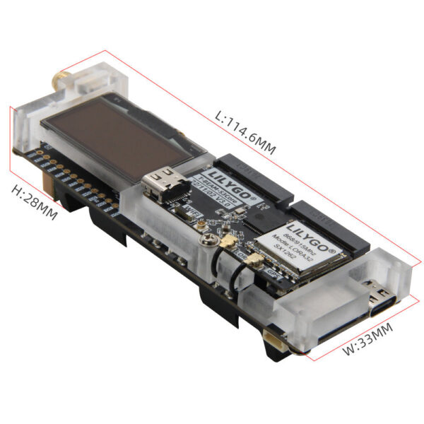 c594400baffa63c0 LILYGO® Meshtastic T-Beam ESP32-S3 Development Board SX1262 LoRa Module 433/868/915MHz GPS WiFi Bluetooth 1.3 inch OLED