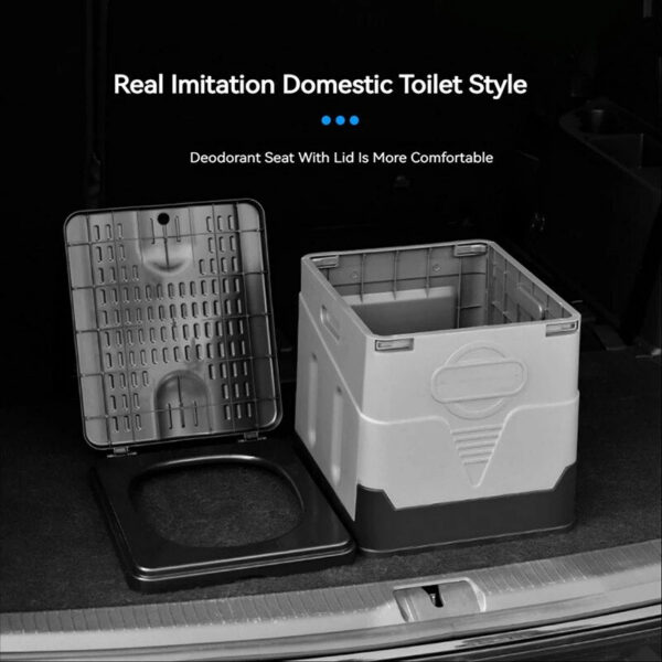 c595ab57a28bba82 Folding Portable, Collapsible, Anti-Odor Storage Box, Car Toilet, Adult Self-Driving Travel Emergency Toilet