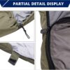 Sleeping Bag for Adults & Kids,Waterproof Lightweight Backpacking Sleeping Bags, Envelope Hooded 3 Season for Camping Hiking Outdoor Travel