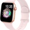 c61a19fb02555492 TreasureMax Sport Band Compatible with Apple Watch Bands 38mm 40mm 41mm 42mm 44mm 45mm 49mm,Soft Silicone Strap Compatible for Apple Watch Series 9 Ultra 8 7 6 5 4 3 2 1 SE Men Women Grey 38/40/41MM