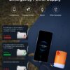 c620b85dc43ec362 FLEXTAILGEAR MAX PUMP 2 PRO - Portable Air Pump Electric Inflator with Camping Light and Emergency Power Supply for Outdoors
