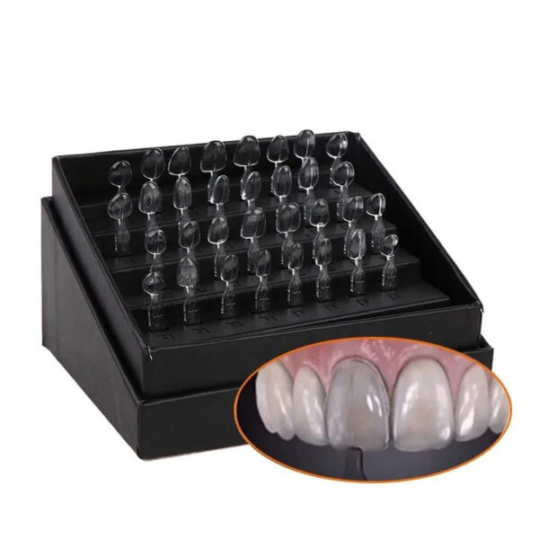 32pcs/set Mould Kit For Composite Resin Veneers Light Cure Filg Anterior Front Teeth Tooth Whitening Dental Lab Tools