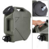 3-12L Bucket Large Capacity Portable Camp Water Bag with Detachable Faucet No Leakage for Camping Fishing Picnic Hiking