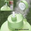 2.2L Large Capacity Sports Bottle Outdoor Fiess Kettle Gradient Plastic Water Cup Students Portable Big Ton Barrel
