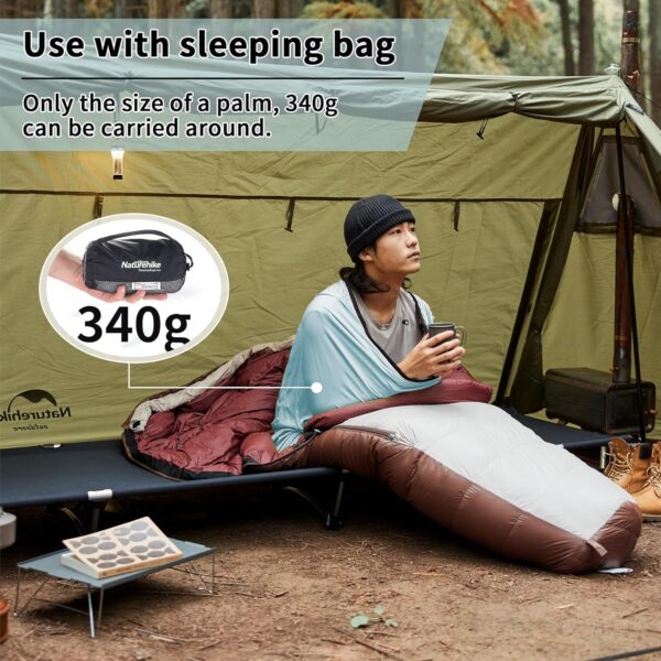 c64ba0b97342a852 Naturehike Hüttenschlafsack Seidenschlafsack Seide Ultraleicht Schlafsack Inlet Hohe Elastizität und Reißfestigkeit 360g für Sommer, Rucksackreise, Hotels und Hütte