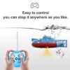 c64fcaecf7560d06 Mini RC Submarine 0.1M/s Speed Remote Control Boat Outdoor Waterproof Diving Toys Simulation Model Kids Boys Girls Birthday Gift