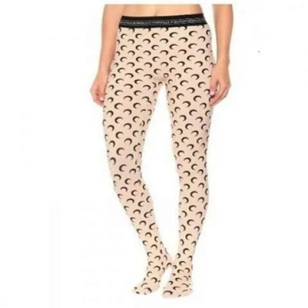 Marine Serre MARINE Moon Pantyhose Leggings 2022 Spring/Autumn/Winter Sports Yoga Outwear Slim Fit High Waist Women