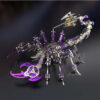 c6562d7d03340f05 Colorful 3D Metal Scorpion King Toy Assembly Decoration nical Puzzle Diy Adult Children Birthday Gift