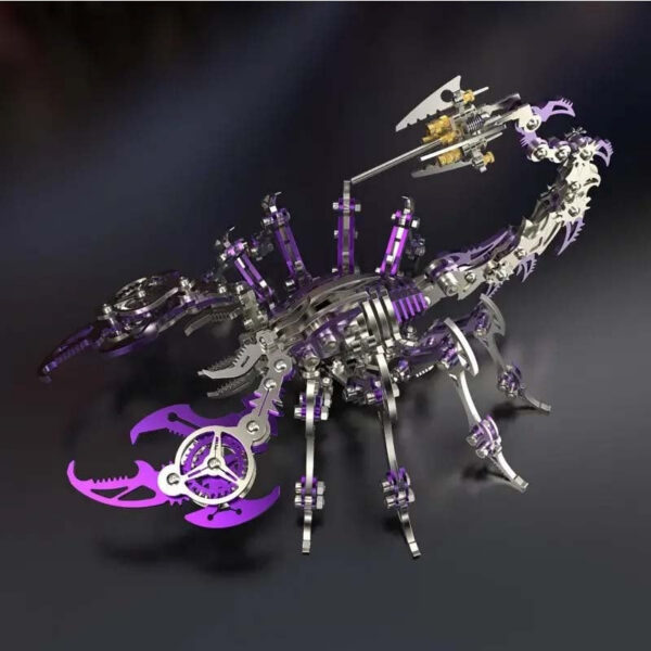 c6562d7d03340f05 Colorful 3D Metal Scorpion King Toy Assembly Decoration nical Puzzle Diy Adult Children Birthday Gift
