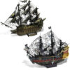 c65ac5a7c45d6649 Piececool 3D Metal Puzzles Pirate Ship Building Blocks The Queen Anne's Revenge DIY Boat Toys Jigsaw Christmas Gifts for Adult