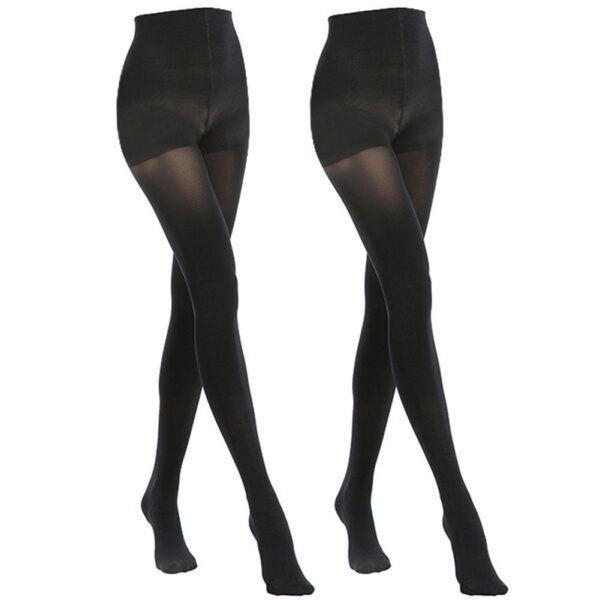 c65b60a2c81a4276 MANZI Women's 2-6 Pairs Opaque Control Top Tights Comfort Stretch 70 Denier Pantyhose