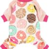 Duck Dog Pajamas, Cute Dog Clothes for Small Dogs Boy Girl, Pet Onesie Clothing, 100% Breathable Cotton, Yellow, Medium
