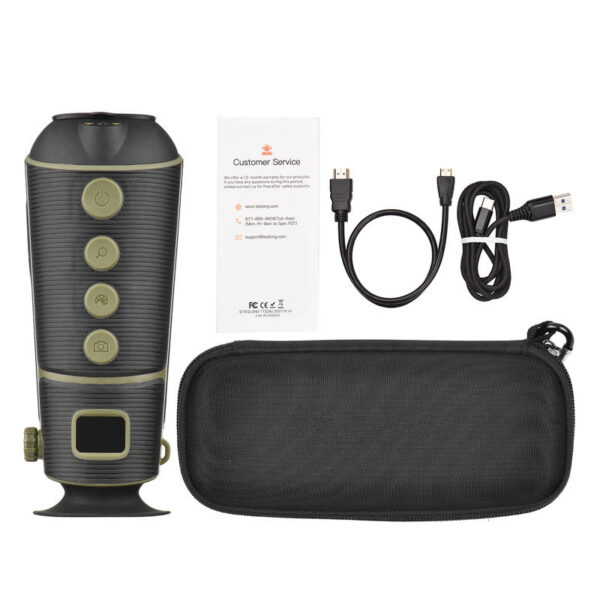 c66686bbfdc6c17c 1000M TTS260 Telescope Outdoor 4500mAh Portable Night-vision Device Infrared Thermal Monocular