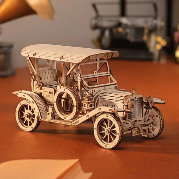 c674d61f78a54a13 Wooden Handmade Assembly Model DIY Retro Vintage Car Steam Locomotive 3D Puzzle Creative Exquisite Decoration Holiday Gifts