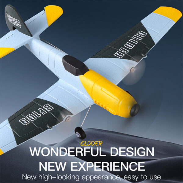 c6a1cbb55f535ae2 RC Plane BF109 Professional 2.4G Radio Remote Control Airplane EPP Foam Aircraft Glider Flying Model Toys For Children Gifts