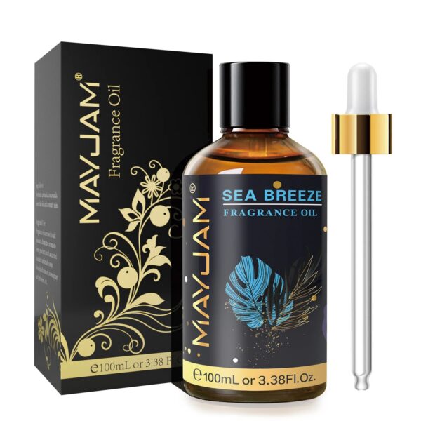 MAYJAM 100ml Fragrance Oils with Dropper For Humidifier Car Diffuser White Musk Bubble Gum Sea Breeze Freesia Baby Powder
